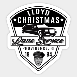 Lloyd Christmas Limo Service Sticker